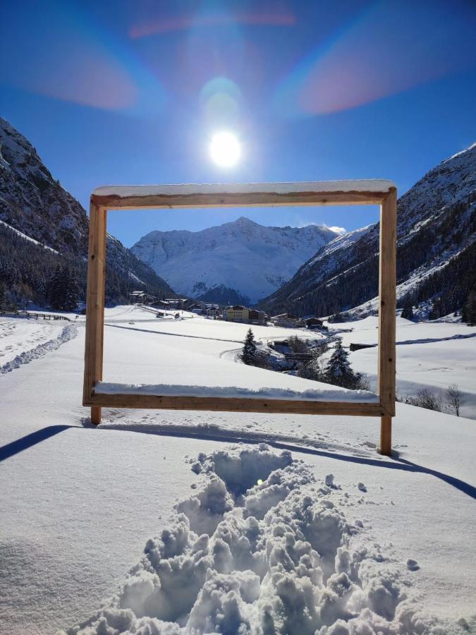 Ferienwohnung Haus Bergwind St. Leonhard im Pitztal Exterior foto